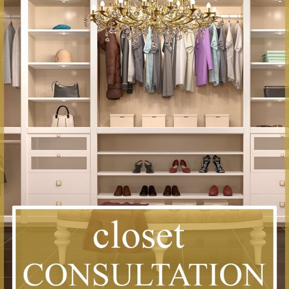 Closet consultant 15 min.- I'm happy to help you navigate tips/tricks on…